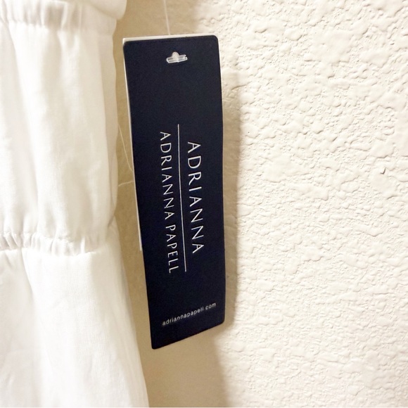 NEW Adrianna Papell Ivory Midi Dress 8 NWT - Picture 3 of 6
